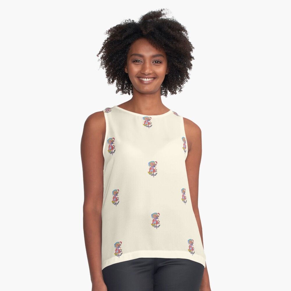 Item preview, Sleeveless Top designed and sold by AnnetteArt.