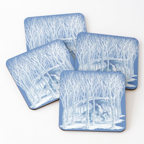 Dragon of Ice and Winter Coasters (Set of 4)
