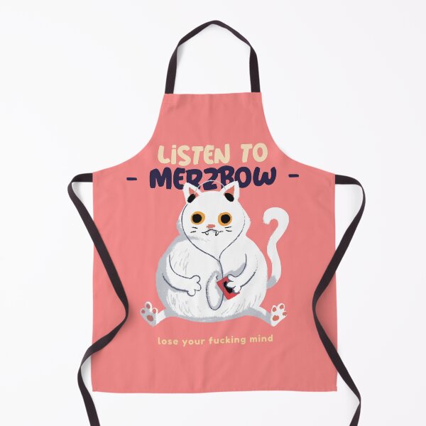 Item preview, Merzbow noise rock cat pink blue designed and sold by LAST WEEK'S STOLEN AESTHETICS.