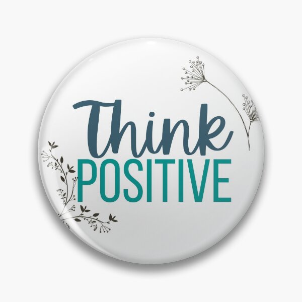 Item preview, think positive designed and sold by SpicyCherrys.