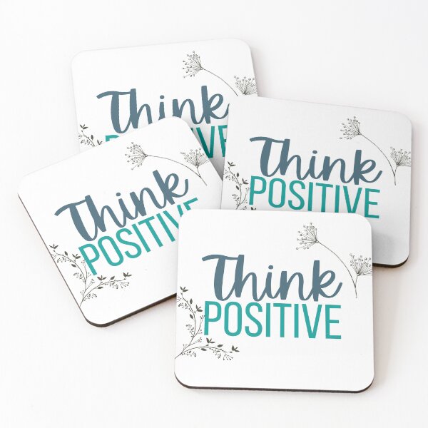 Item preview, think positive designed and sold by SpicyCherrys.