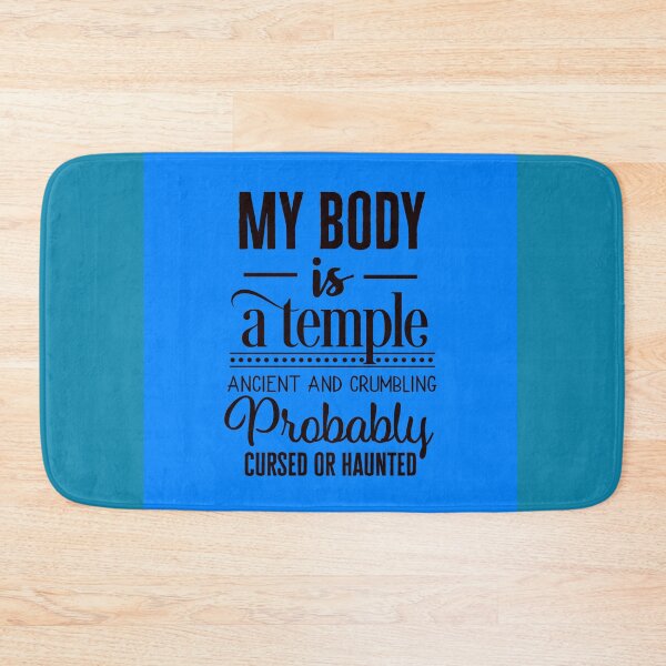 Item preview, My body is a temple ancient and crumbling designed and sold by Delicarte.