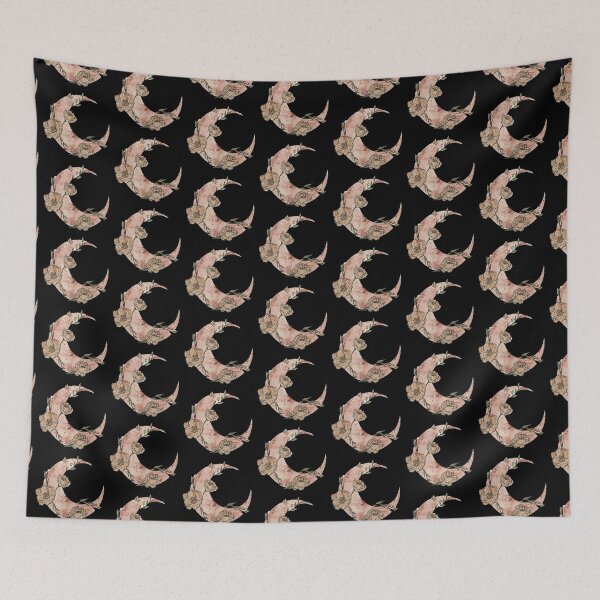 Item preview, Aesthetic pink moon art designed and sold by Besttrendz.