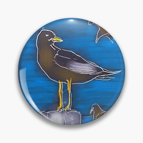 Item preview, Sea birds - blue designed and sold by Anne Huth.