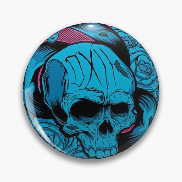 Item preview, Blue & Purple Skull designed and sold by slc2213.