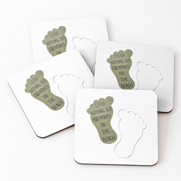 Item preview, Leave Nothing But Footprints designed and sold by monica-mirt.