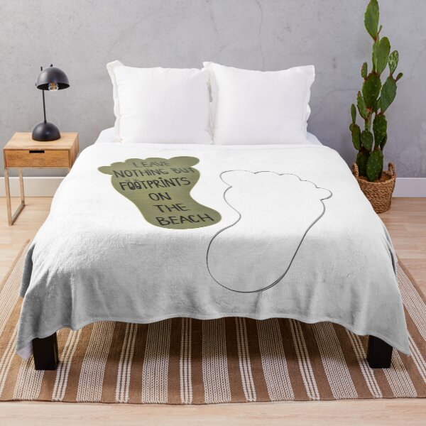Item preview, Leave Nothing But Footprints designed and sold by monica-mirt.
