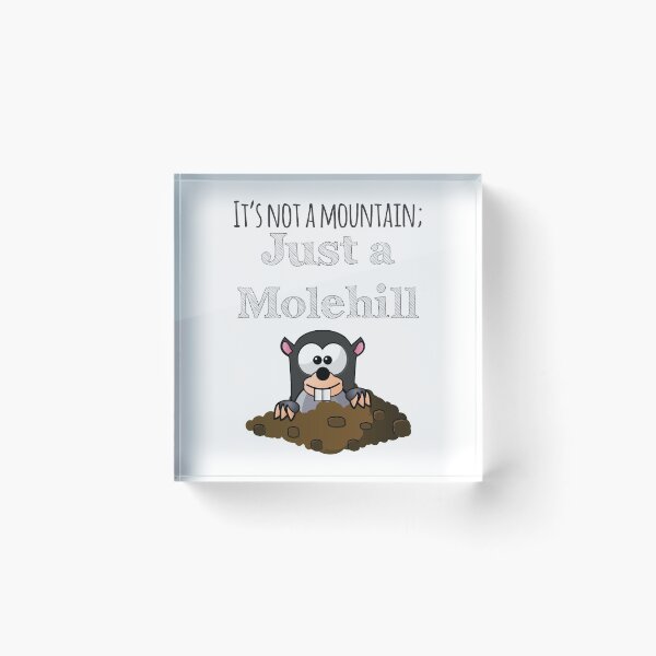 Item preview, It's Not A Mountain Just A Molehill designed and sold by 4AllTimes.
