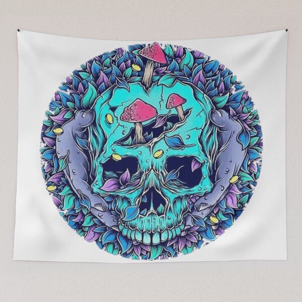 Item preview, Colourful Circular Skull designed and sold by slc2213.