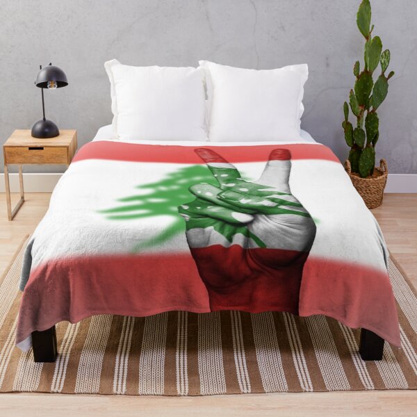 Item preview, Lebanon hand flag designed and sold by K.Habibi.