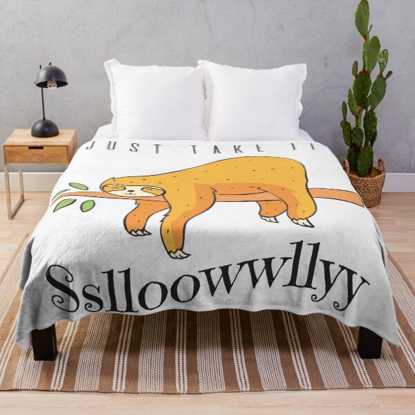 Item preview, Just Take It Slowly, With Sleeping Sloth designed and sold by 4AllTimes.