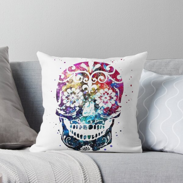 Item preview, Coloured Splatter Skull designed and sold by slc2213.