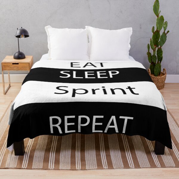 Item preview, eat sleep Sprint repeat designed and sold by Captionator.