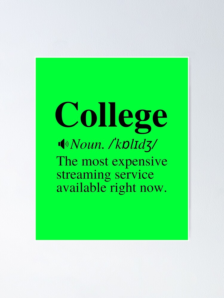 College: The Most Expensive Streaming Service Available Right Now