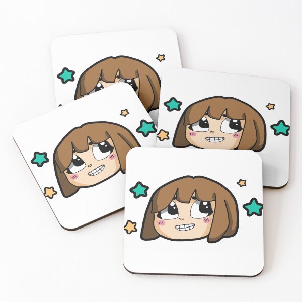 Item preview, Cute and Simplistic Cartoon Girl Face designed and sold by MintyMakes.