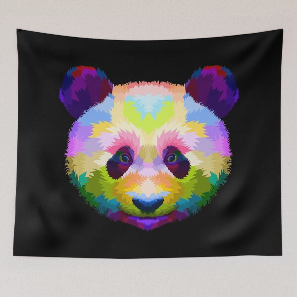Item preview, Panda colorful portrait designed and sold by kalud-zoldyck.