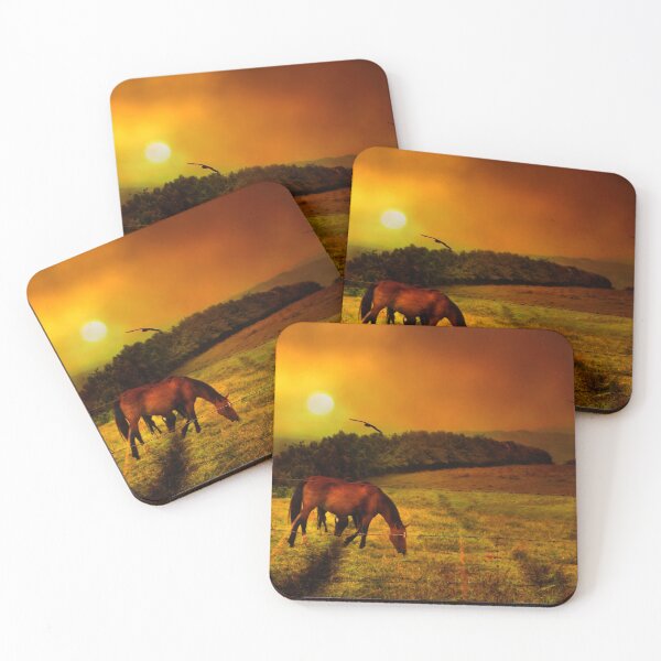 Item preview, Horses In The Fog Near Cartago designed and sold by alabca.