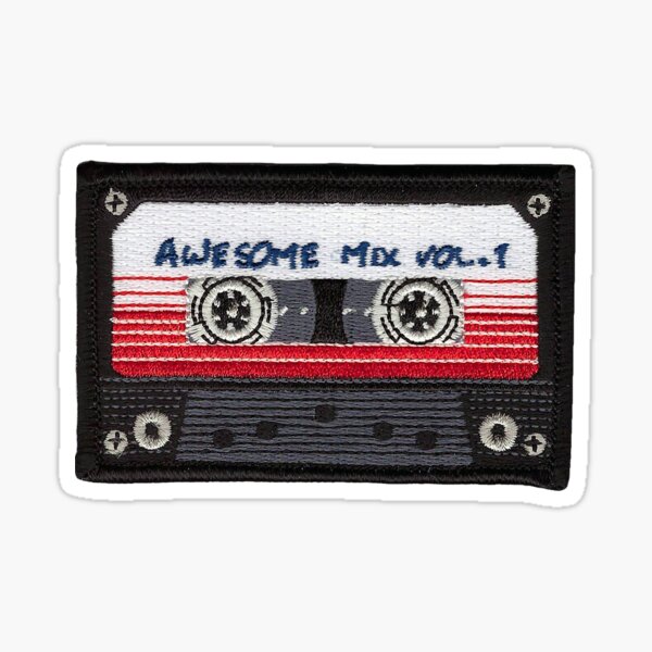 Mix Tape Cassette Patch Sticker