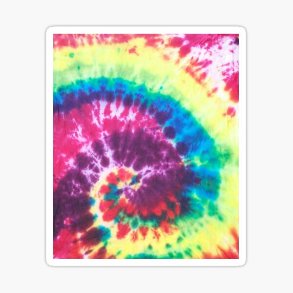 Tie Dye Design Sticker