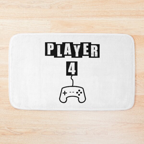 Item preview, Player Four - White designed and sold by BusyMonkeys.