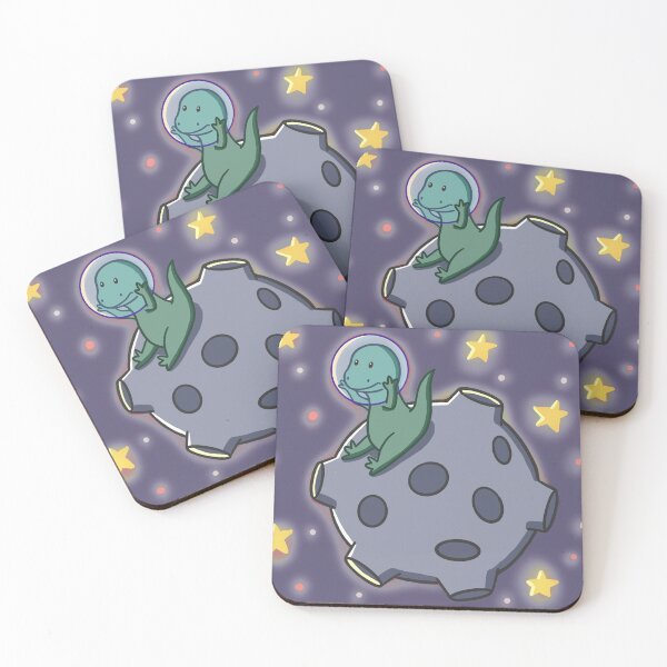 Item preview, Dinosaur on the moon designed and sold by whatson.