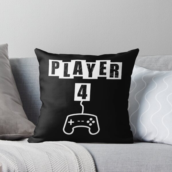 Item preview, Player Four - Black designed and sold by BusyMonkeys.