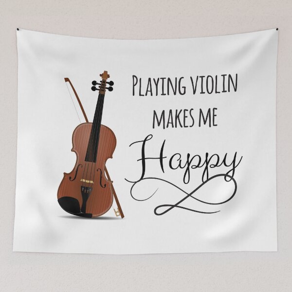 Item preview, Playing Violin Makes Me Happy designed and sold by 4AllTimes.