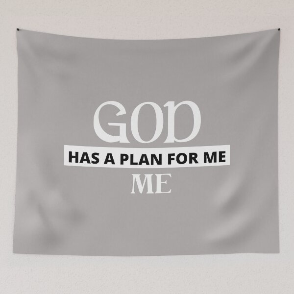 Item preview, God Has A Plan For Me. Christian Word Art. A Gift Idea designed and sold by kelsether.