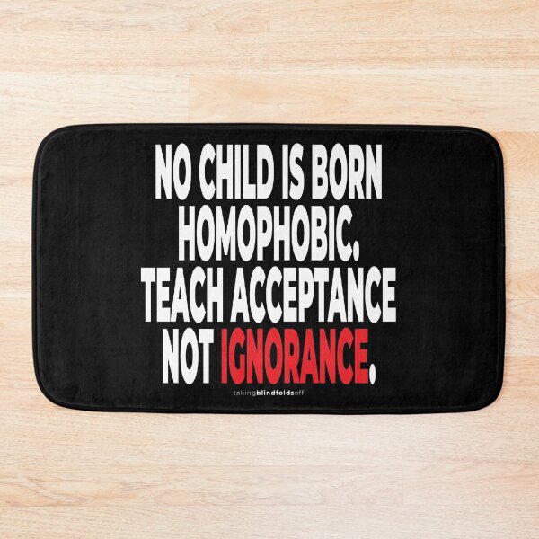 Item preview, no child is born homophopic.... - human activist - LGBT / LGBTQI (135) designed and sold by blindfoldsoff.