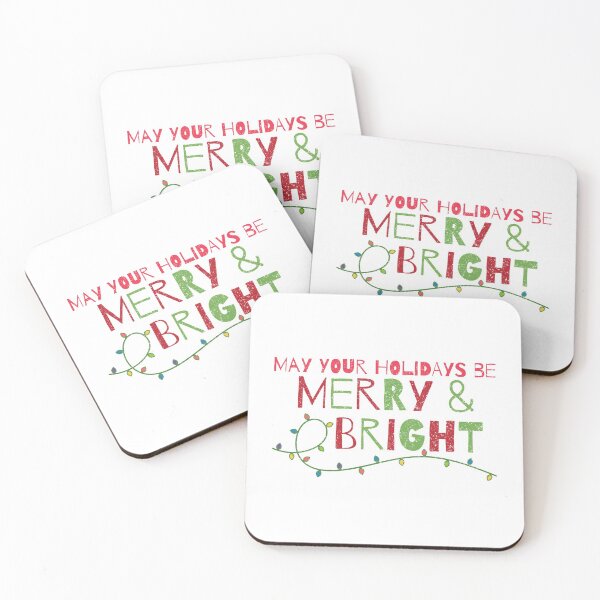 Item preview, May Your Holidays Be Merry And Bright Distressed Text Design For Christmas Lovers designed and sold by Sunny Collections.