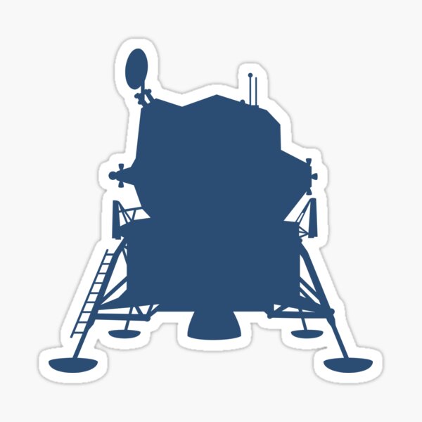 Apollo 11 Lunar Module ▶ Glossy Sticker