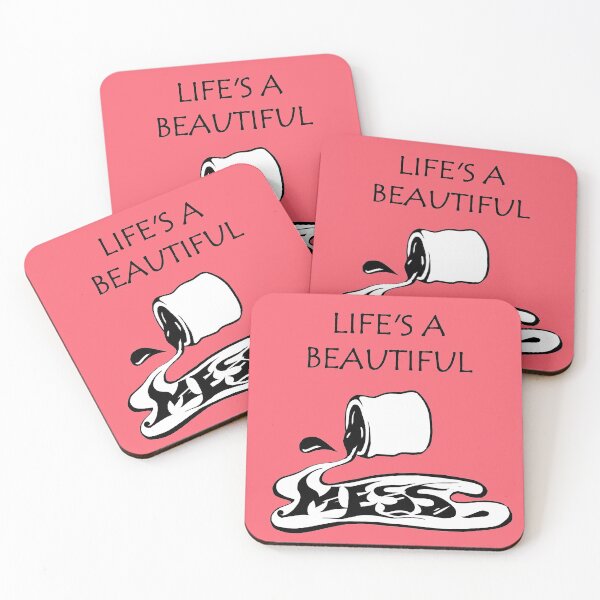 Item preview, LIfe is messy but sure is beautiful  designed and sold by theinkypensieve.