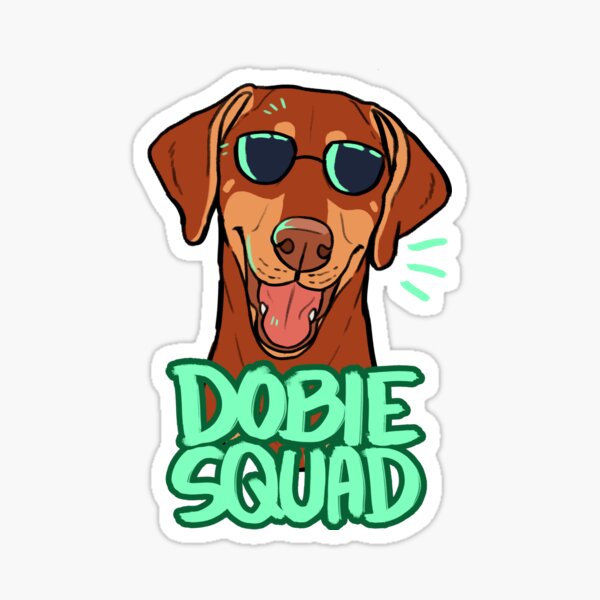 DOBIE SQUAD (red) Sticker