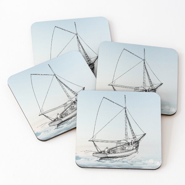 Item preview, *Small ship in high water* designed and sold by Berezabella.