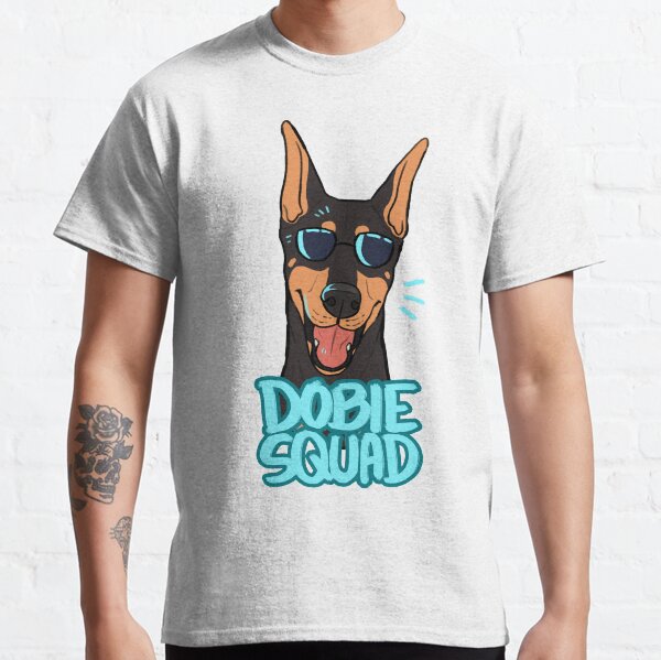 DOBIE SQUAD (black + cropped) Classic T-Shirt