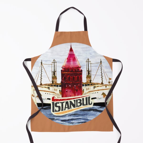 Item preview, Istanbul - Ferries and Galata Tower designed and sold by DeDesign Collective.