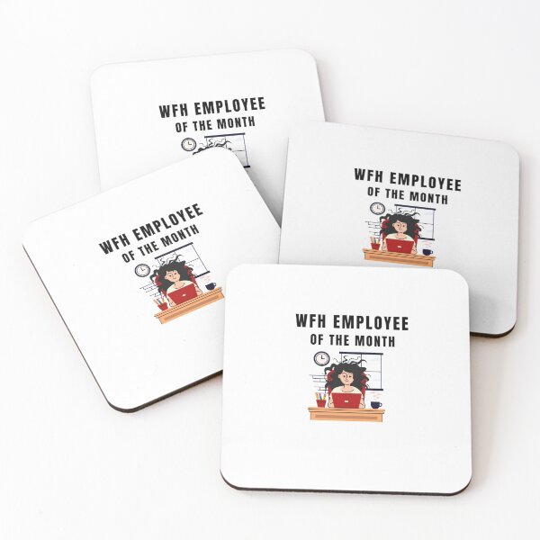 Item preview, Work From Home Employee Of The Month designed and sold by joabaj.