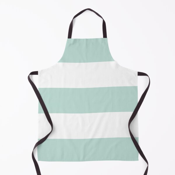Item preview, Large MINT GREEN and WHITE HORIZONTAL STRIPES designed and sold by RachelMacht.