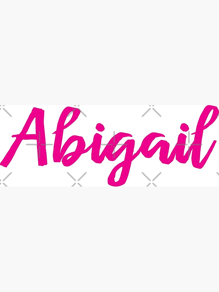 abigail-my-name-is-abigail-poster-for-sale-by-projectx23-redbubble