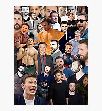 Chris Evans Collage Photographic Print