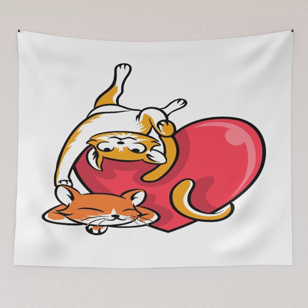 Item preview, Adorable Cat Heart designed and sold by TrueTrippyArts.