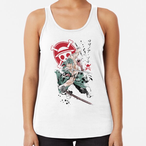 One Piece - Roronoa Zoro Racerback Tank Top