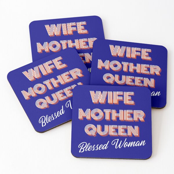 Item preview, Wife Mother Queen Blessed Woman designed and sold by Luvjesus2.