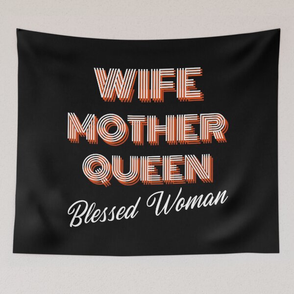 Item preview, Wife Mother Queen Blessed Woman designed and sold by Luvjesus2.