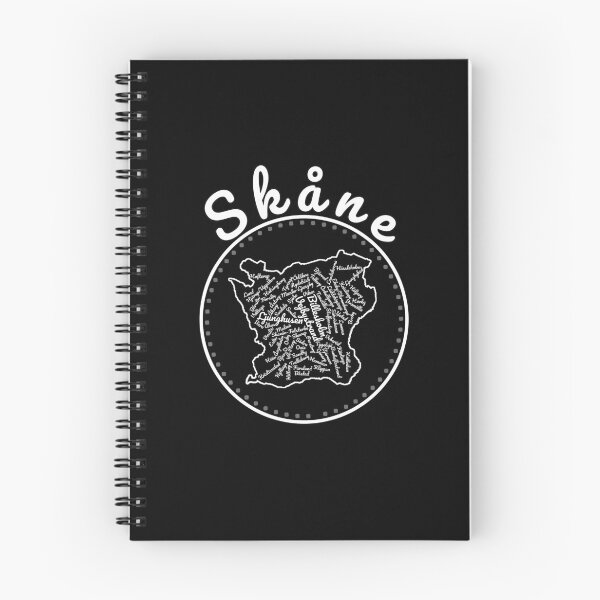 Item preview, Skåne Map with cities, Sweden designed and sold by FunSilly.