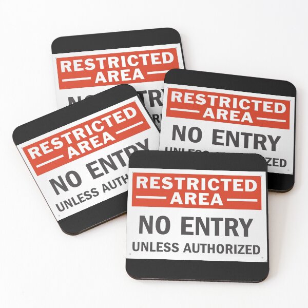 Item preview, Restricted area designed and sold by Joejo19.
