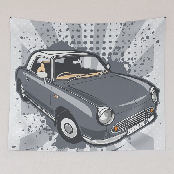 Item preview, Lapiz Grey Nissan Figaro designed and sold by jamieleeart.