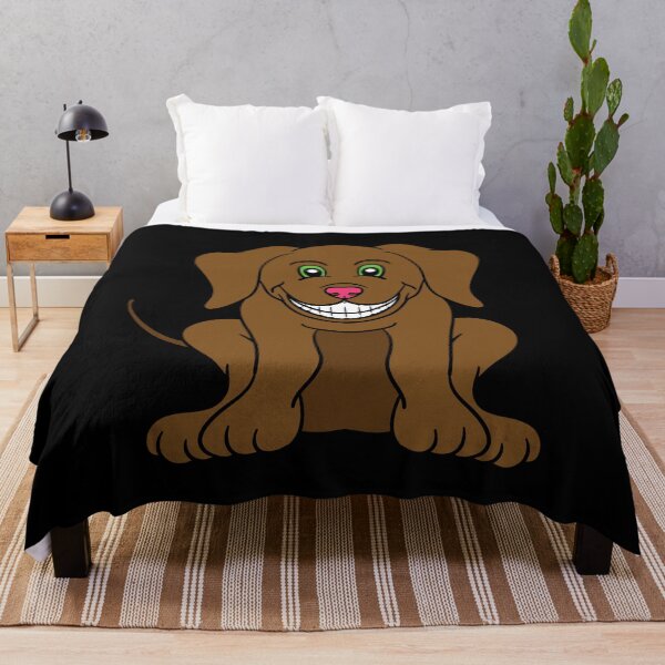 Item preview, Cartoon Puppy Smiling Big With Green Eyes designed and sold by aventi24.