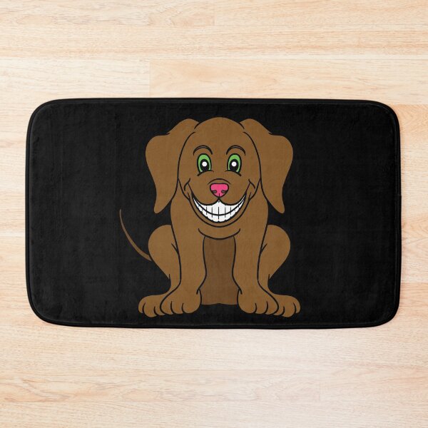 Item preview, Cartoon Puppy Smiling Big With Green Eyes designed and sold by aventi24.