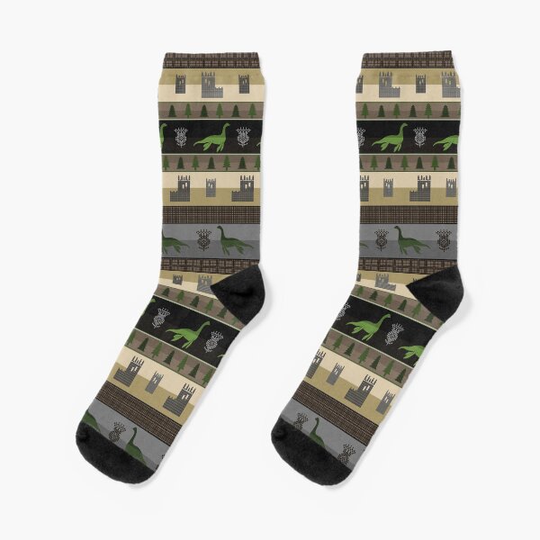 Loch Ness Fair Isle Socks